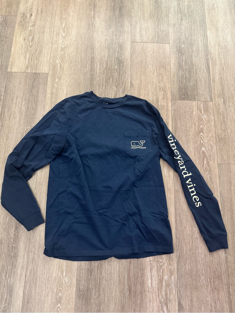 Vineyard Vines Men's Long-Sleeve Pocket Tee — Navy